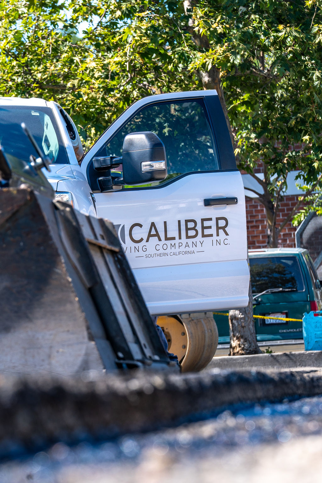 Caliber Paving crew on a job site